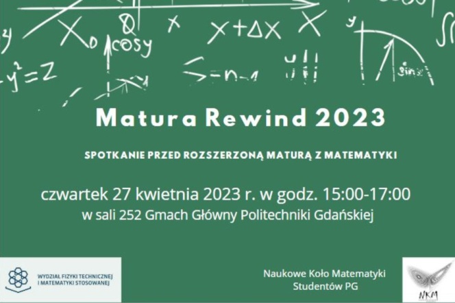 Matura Rewind 2023 - powtórka przed rozszerzoną maturą z matematyki